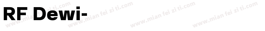 RF Dewi字体转换